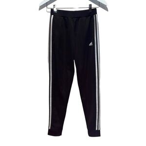 Adidas Black White Triple Stripe Track Pants Size 14 or Large
